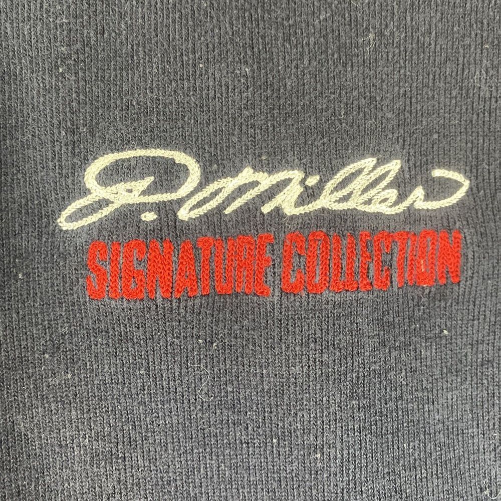 P. Miller Signature Sweatshirt Jacket Y2K XL navy Blue Master P Vintage Hip Hop - Picture 2 of 9